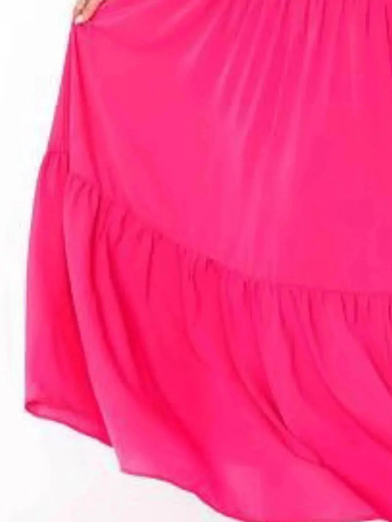 Printed Square Neck Cami Maxi Dress - VILLA FASHION