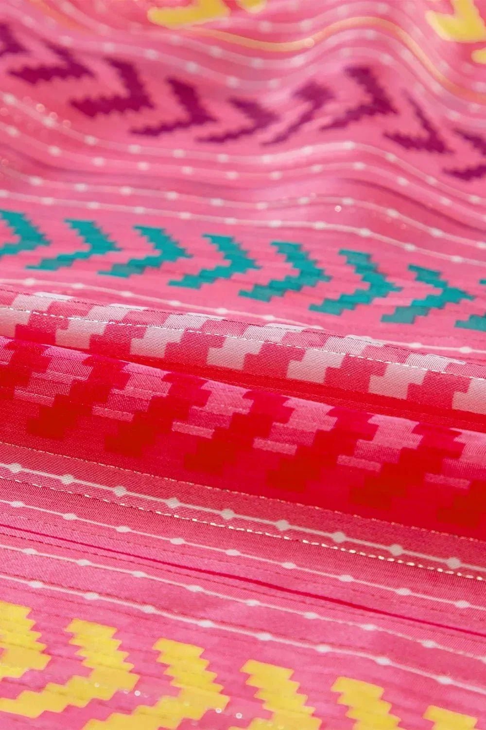 Printed Surplice Maxi Cami Dress - VILLA FASHION