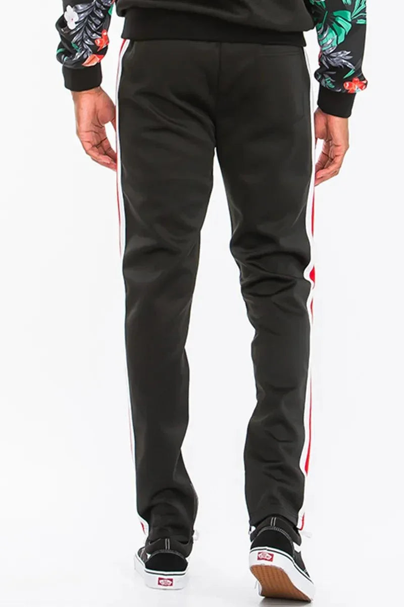 WEIV Men's Tropical Printed Jacket and Drawstring Pants Set - VILLA FASHION