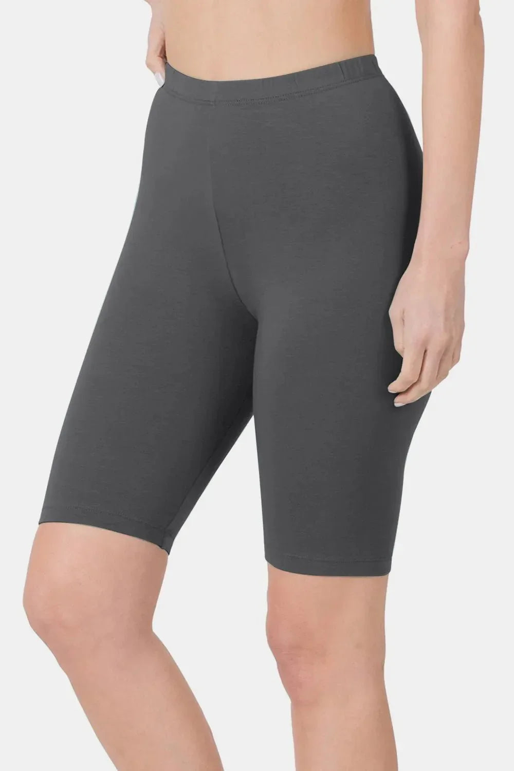 Zenana High Waist Bermuda Shorts - VILLA FASHION