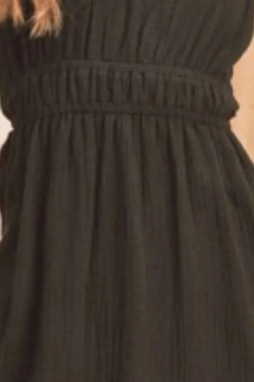 Aemi + Co Side Slit Round Neck Sleeveless Tank Dress - VILLA FASHION