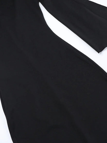 Asymmetrical Tied Sleeveless Maxi Dress - VILLA FASHION