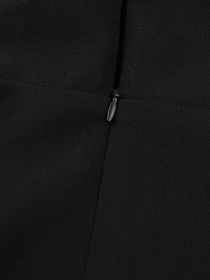 Bow Tube A - Line Mini Dress - VILLA FASHION