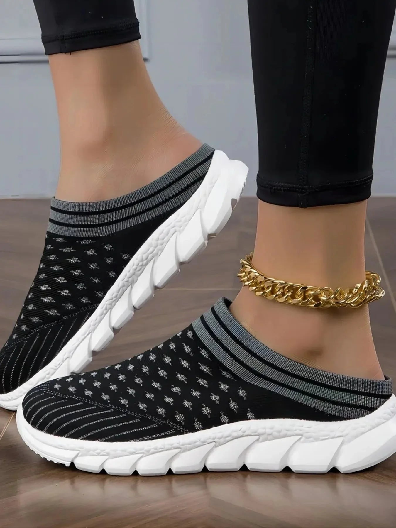 Breathable Mesh Slip - On Sneakers - VILLA FASHION