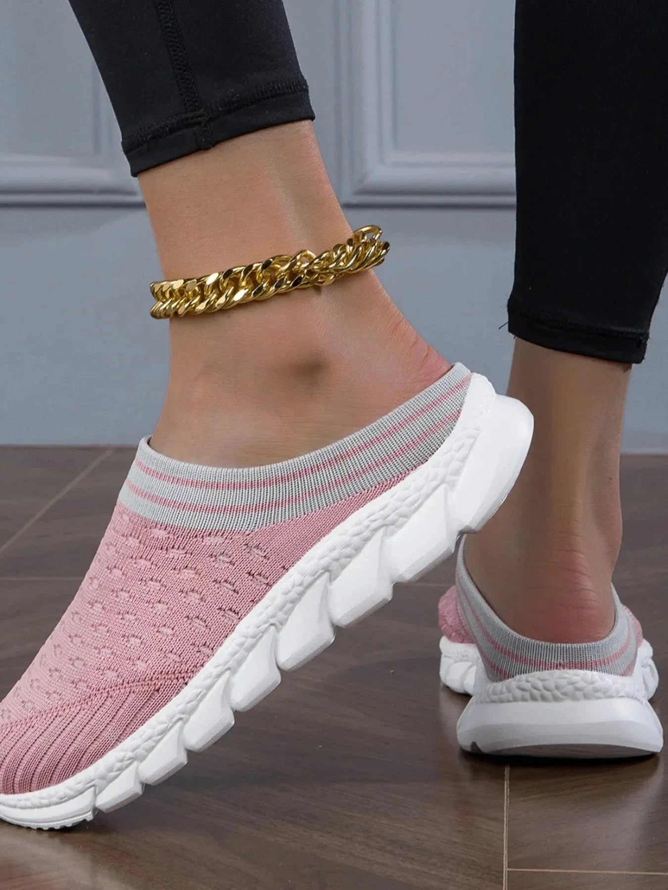 Breathable Mesh Slip - On Sneakers - VILLA FASHION