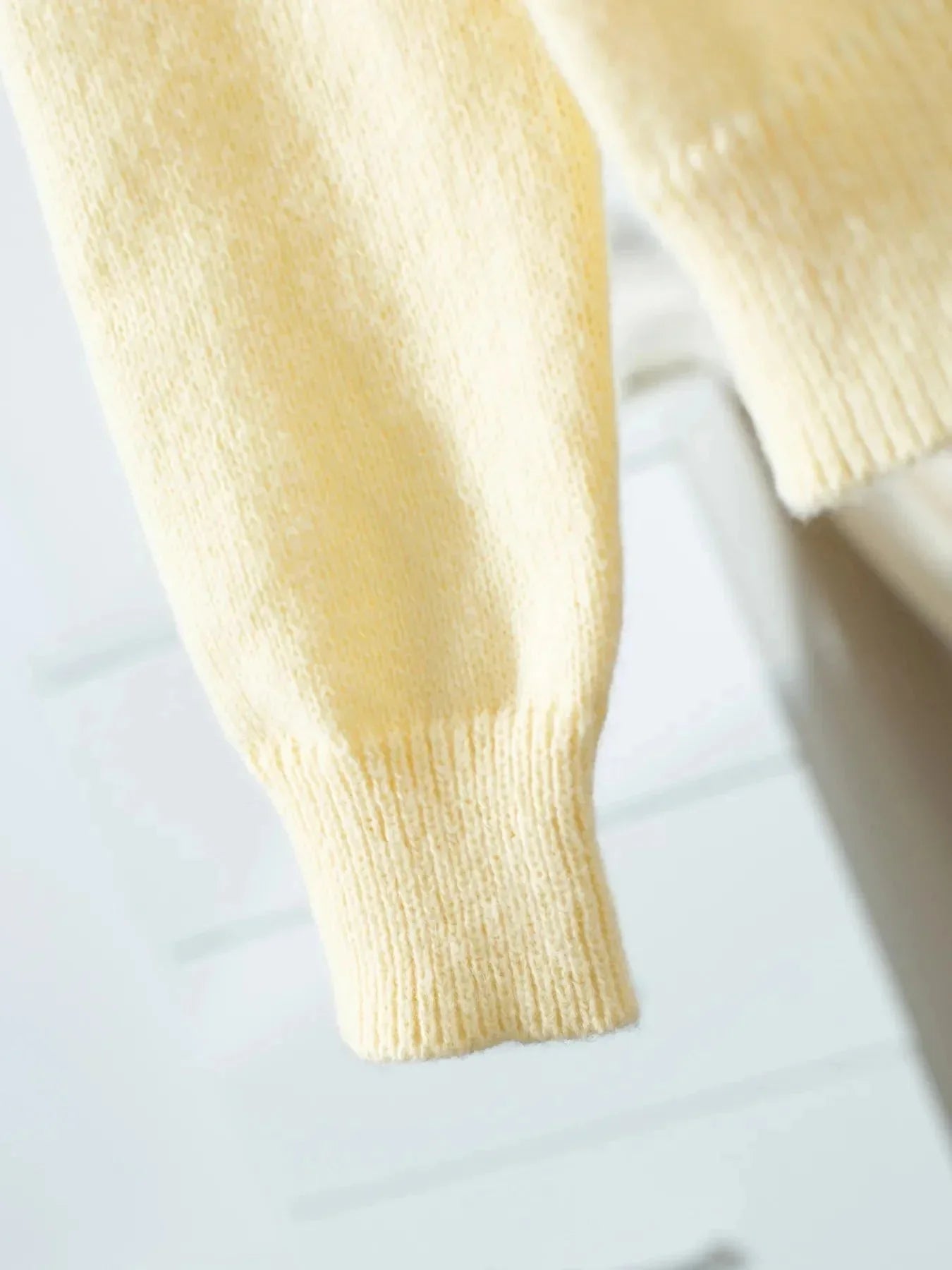 Button - Up Long Sleeve Knit Cardigan - VILLA FASHION