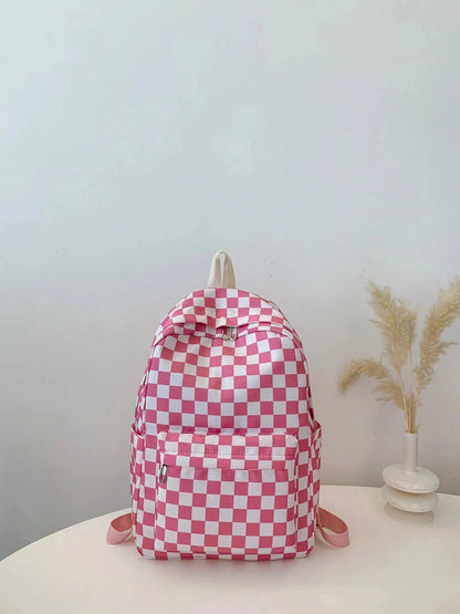 Checkered Pattern 3 - Piece Bag Set - VILLA FASHION