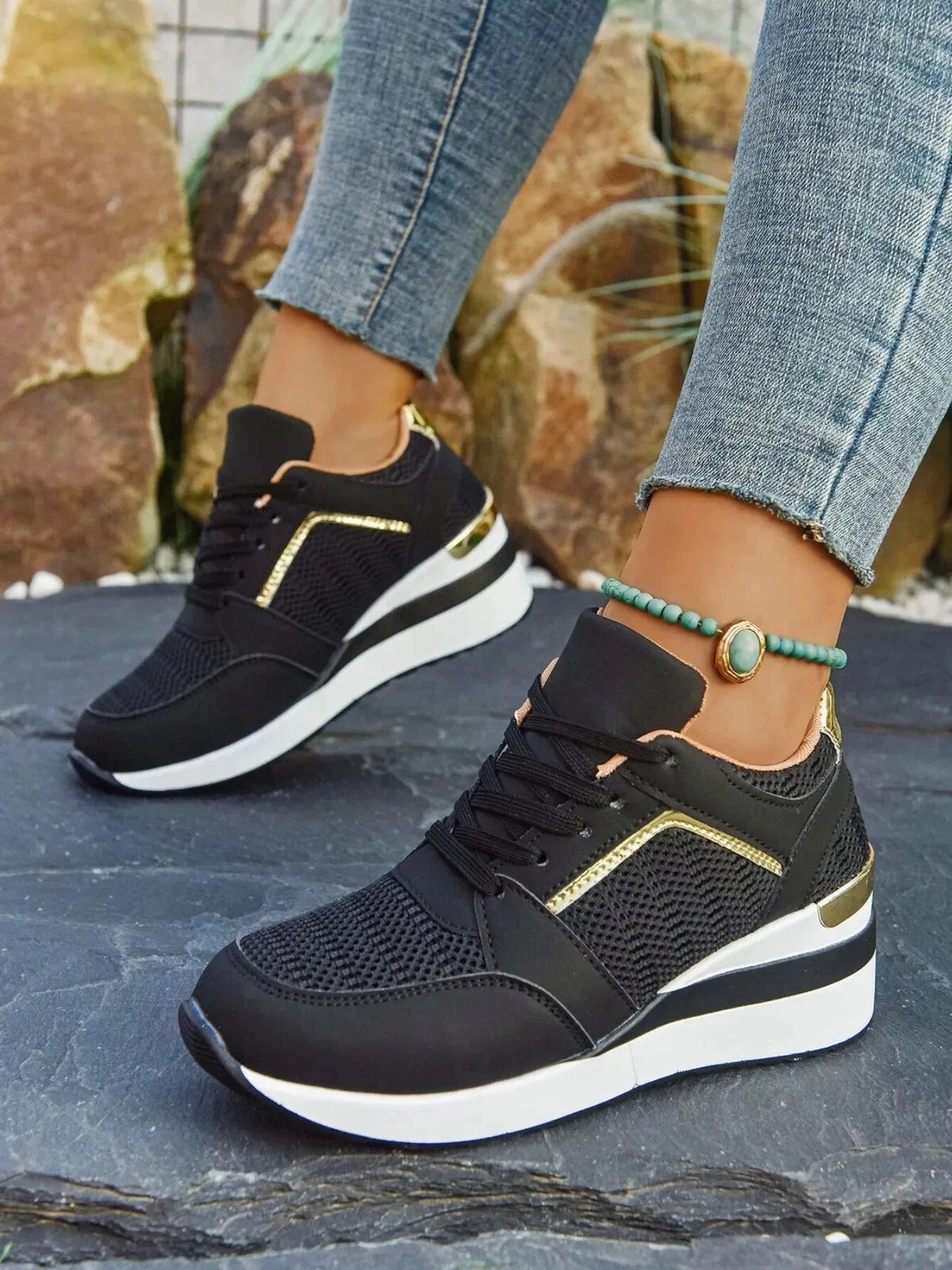 Comfort Breathable Mesh Sneakers - VILLA FASHION