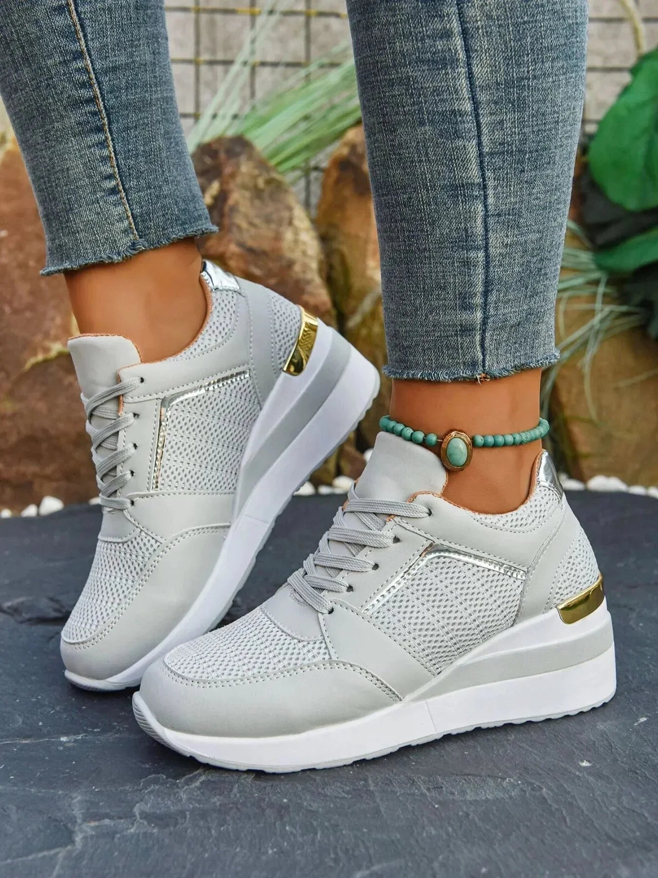 Comfort Breathable Mesh Sneakers - VILLA FASHION