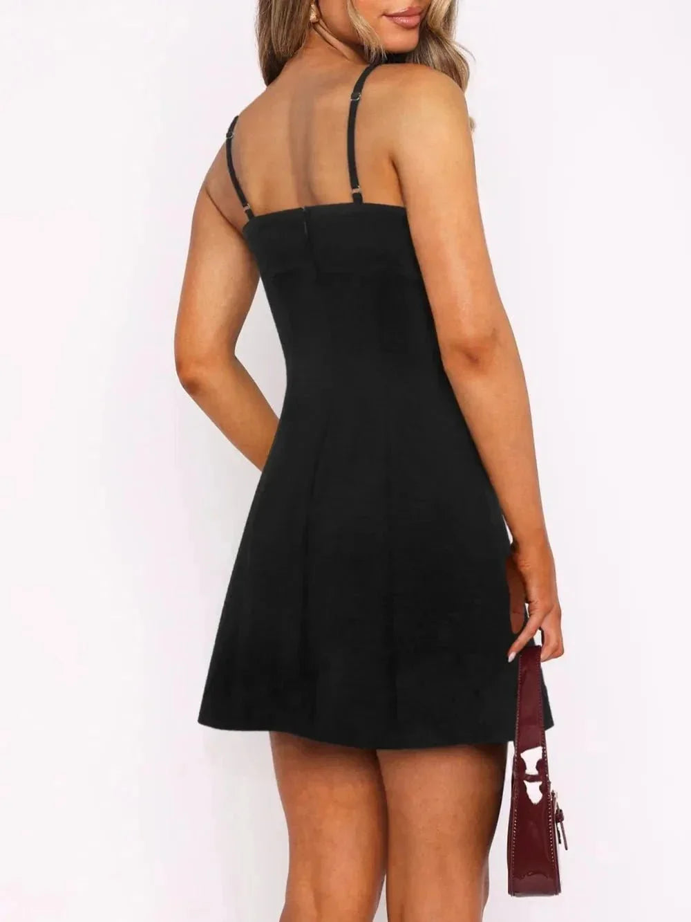 Contrast Mini Cami Dress - VILLA FASHION