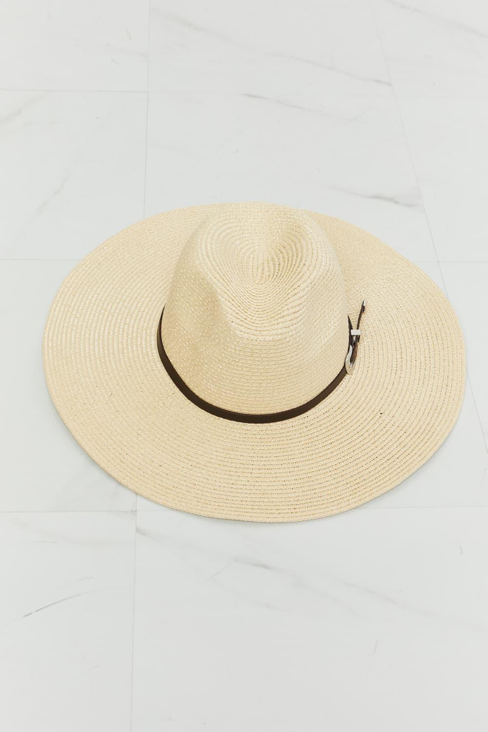 Fame Boho Summer Straw Fedora Hat - VILLA FASHION