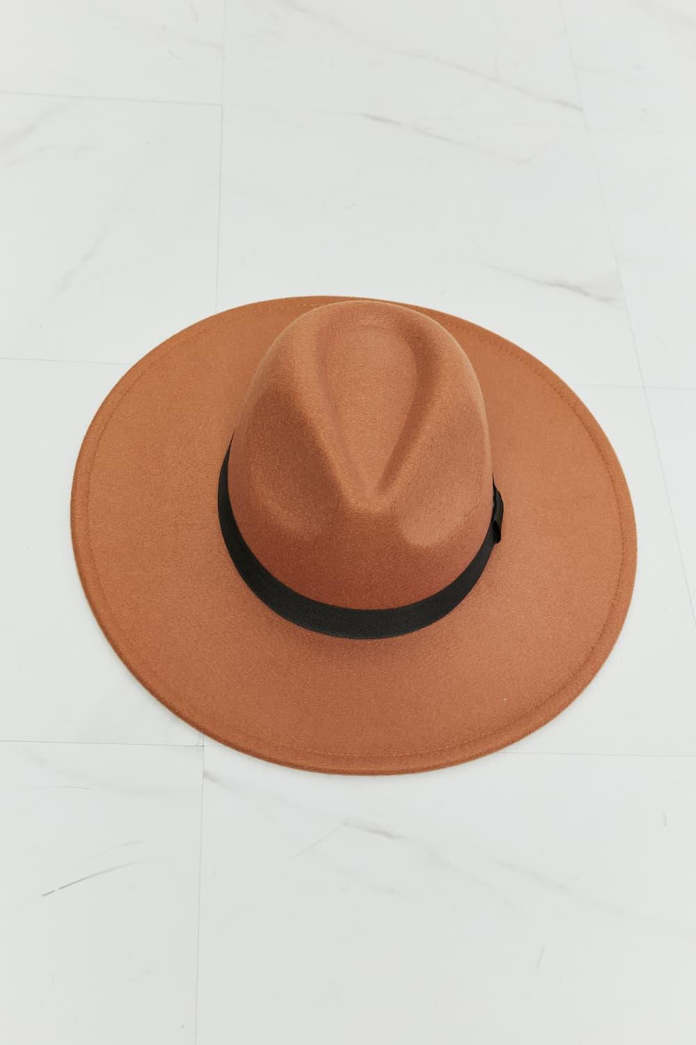 Fame Enjoy The Simple Things Fedora Hat - VILLA FASHION