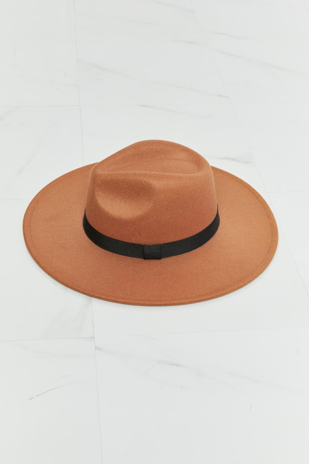 Fame Enjoy The Simple Things Fedora Hat - VILLA FASHION