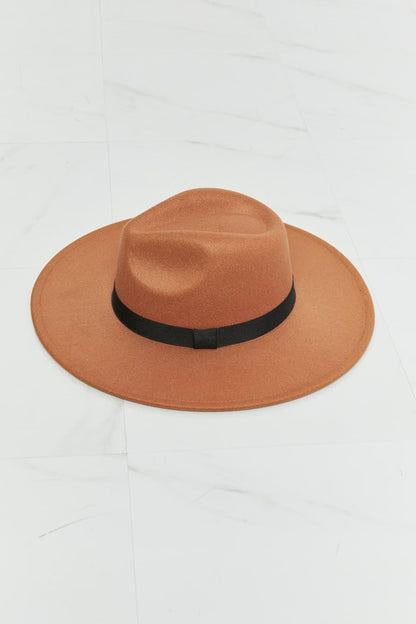 Fame Enjoy The Simple Things Fedora Hat - VILLA FASHION