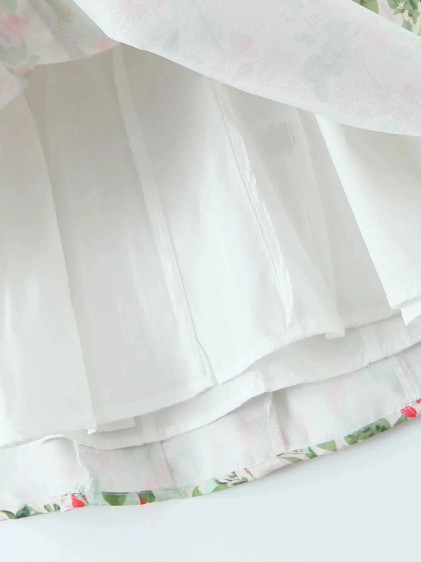 Floral Halter Neck Mini Dress - VILLA FASHION