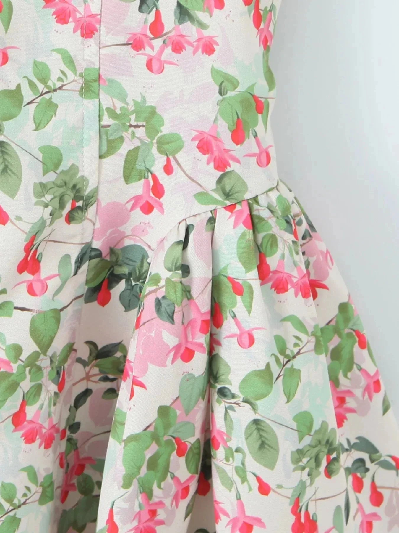 Floral Halter Neck Mini Dress - VILLA FASHION