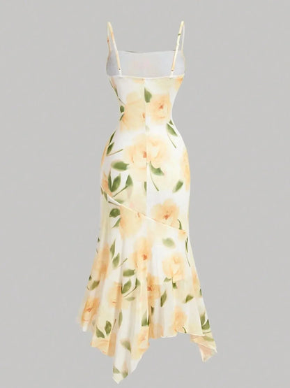 Floral Print Cami Dress - VILLA FASHION