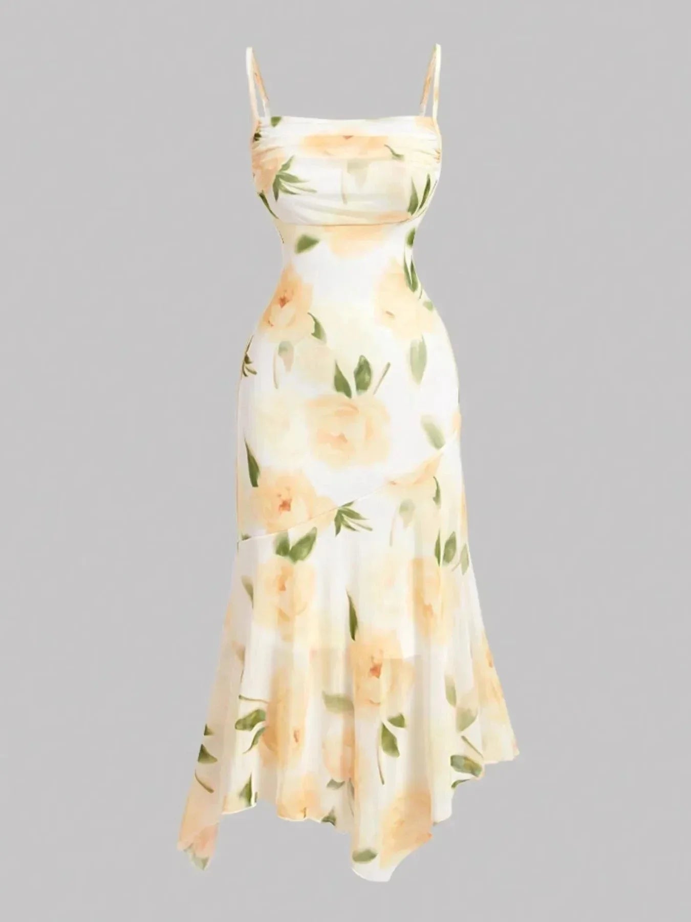 Floral Print Cami Dress - VILLA FASHION