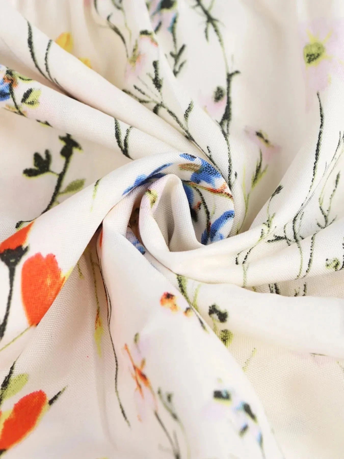 Floral Tiered Maxi Skirt - VILLA FASHION