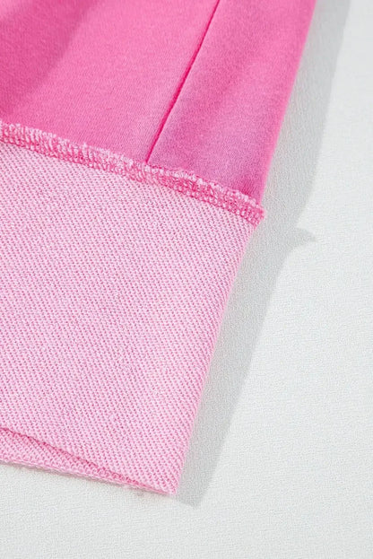 High - Low Round Neck Top and Shorts Set - VILLA FASHION