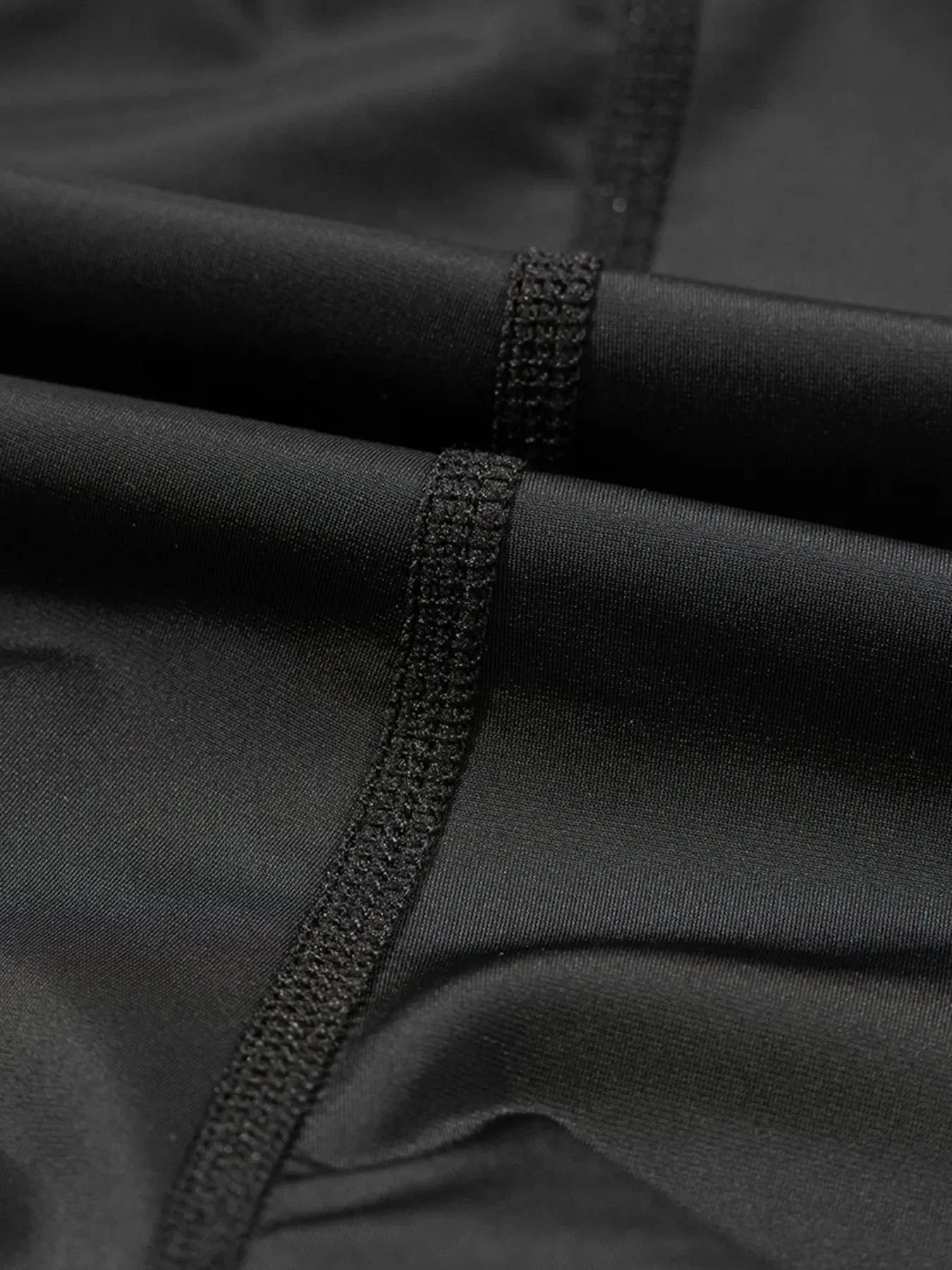 High Waisted Drawstring Swim Shorts - VILLA FASHION