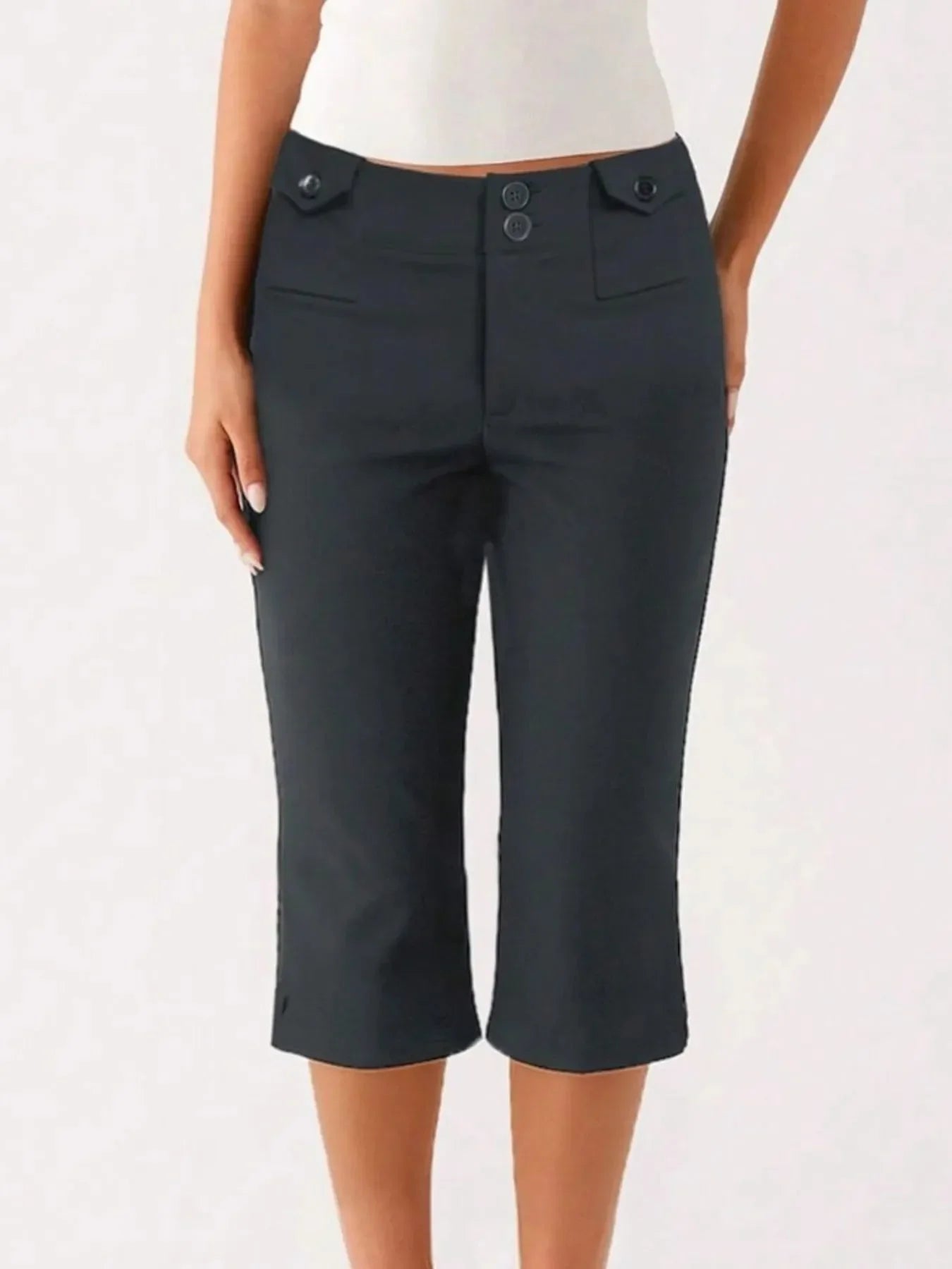 High - Waisted Shorts - VILLA FASHION