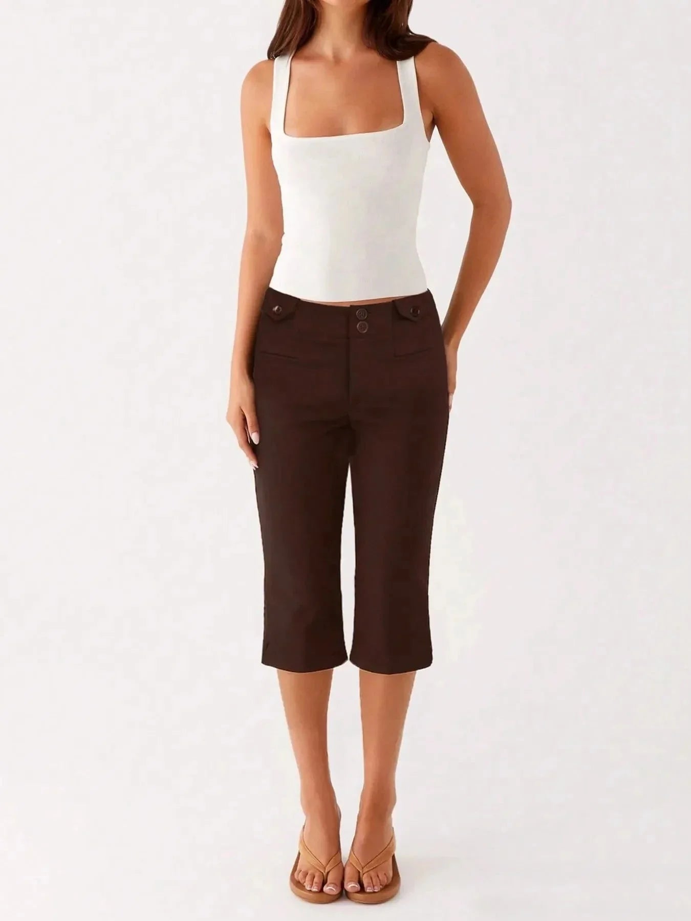 High - Waisted Shorts - VILLA FASHION