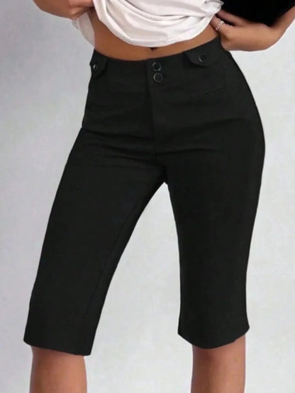 High - Waisted Shorts - VILLA FASHION