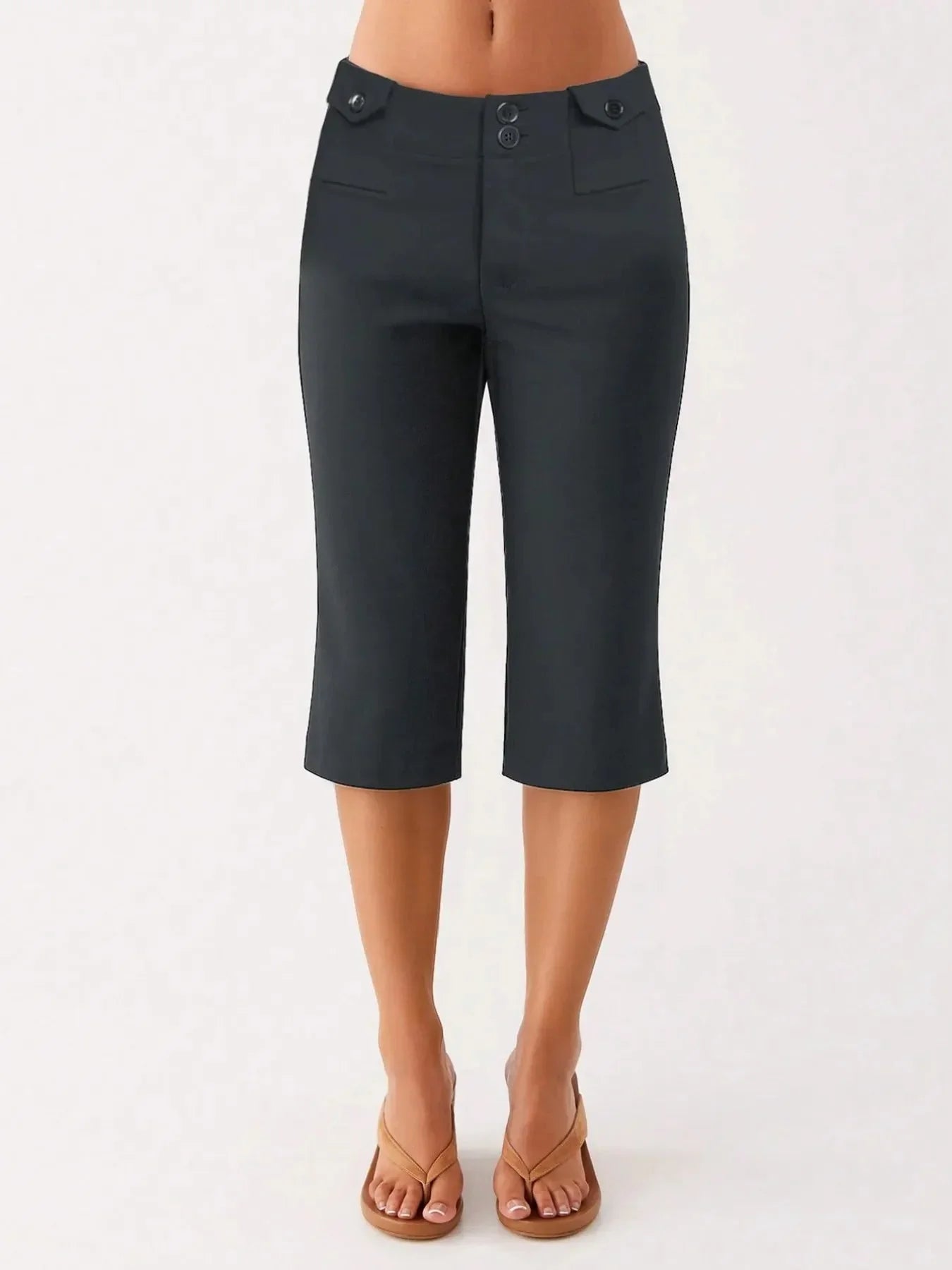 High - Waisted Shorts - VILLA FASHION