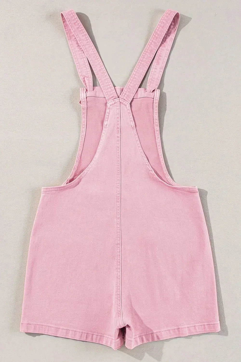 Knot Straps Denim Overalls with Pockets - VILLA FASHION