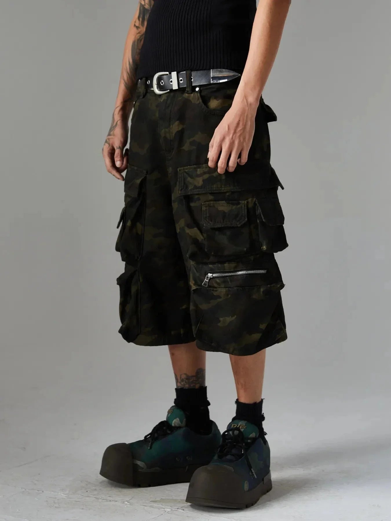 Men's Camouflage Cargo Shorts - VILLA FASHION