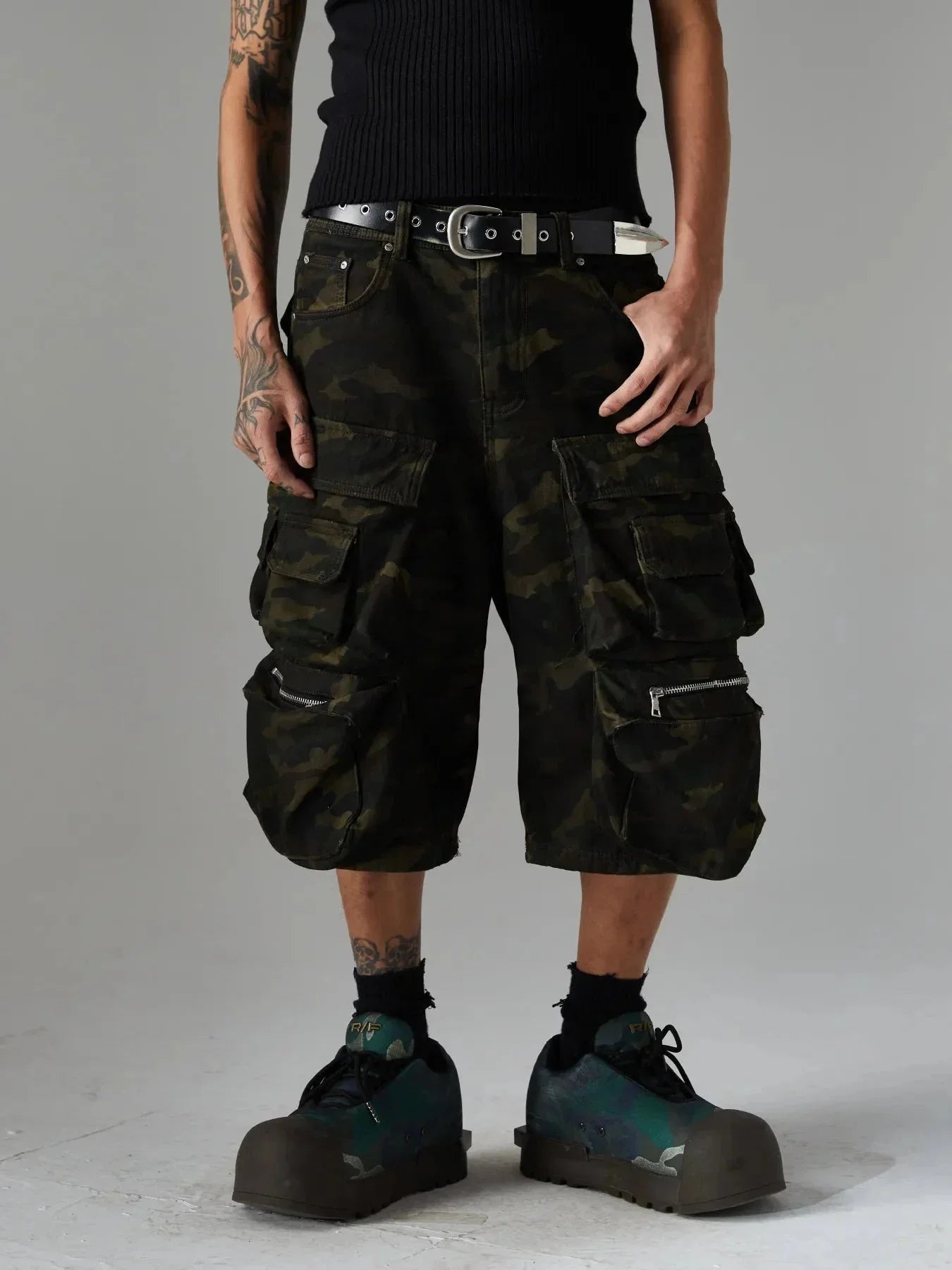 Men's Camouflage Cargo Shorts - VILLA FASHION