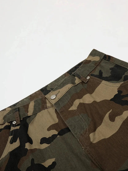 Men's Camouflage Cargo Shorts - VILLA FASHION