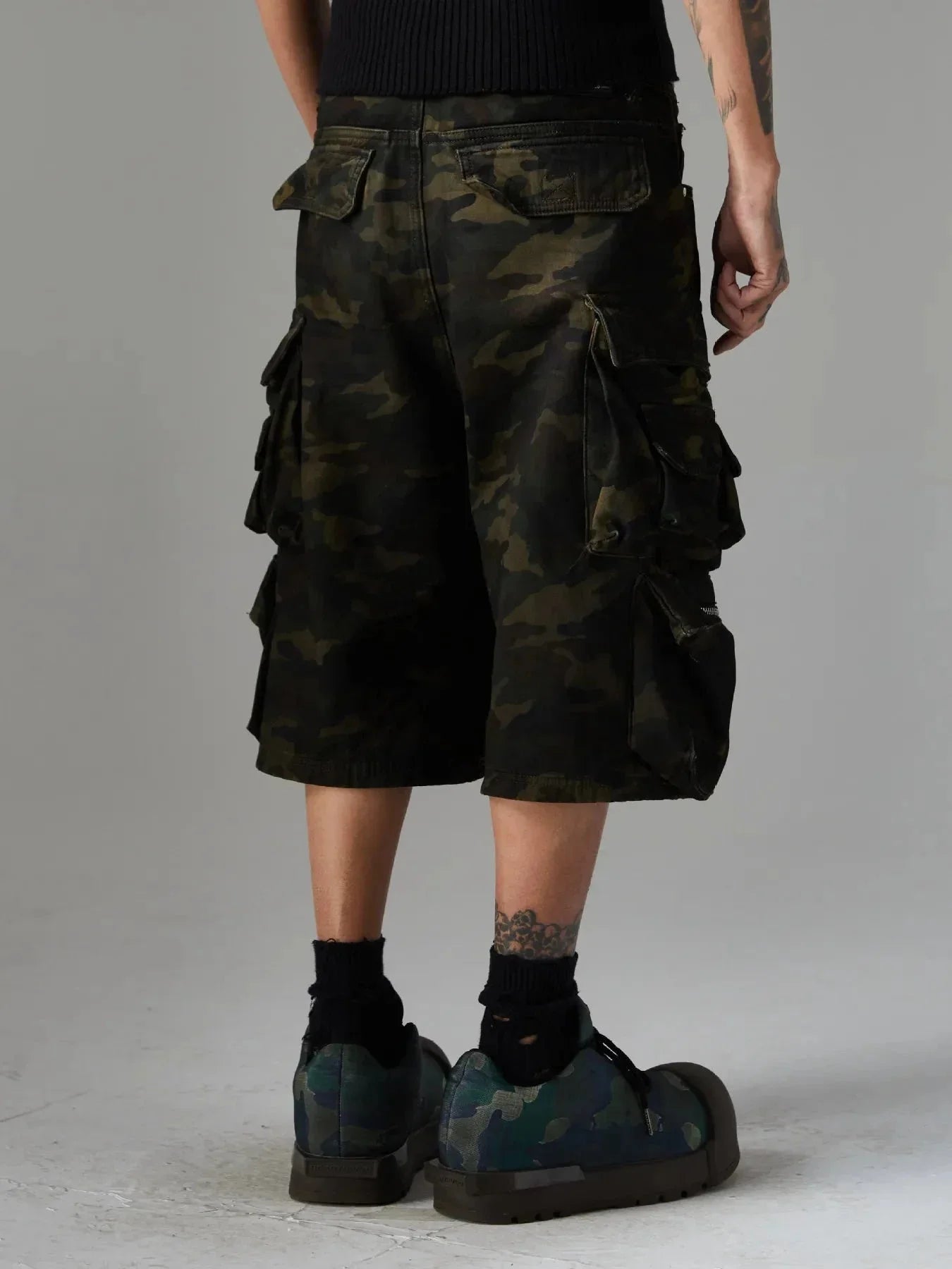 Men's Camouflage Cargo Shorts - VILLA FASHION