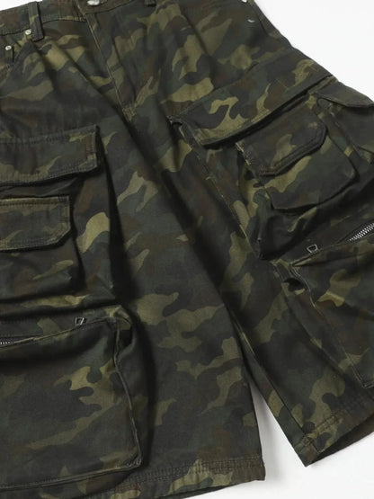 Men's Camouflage Cargo Shorts - VILLA FASHION