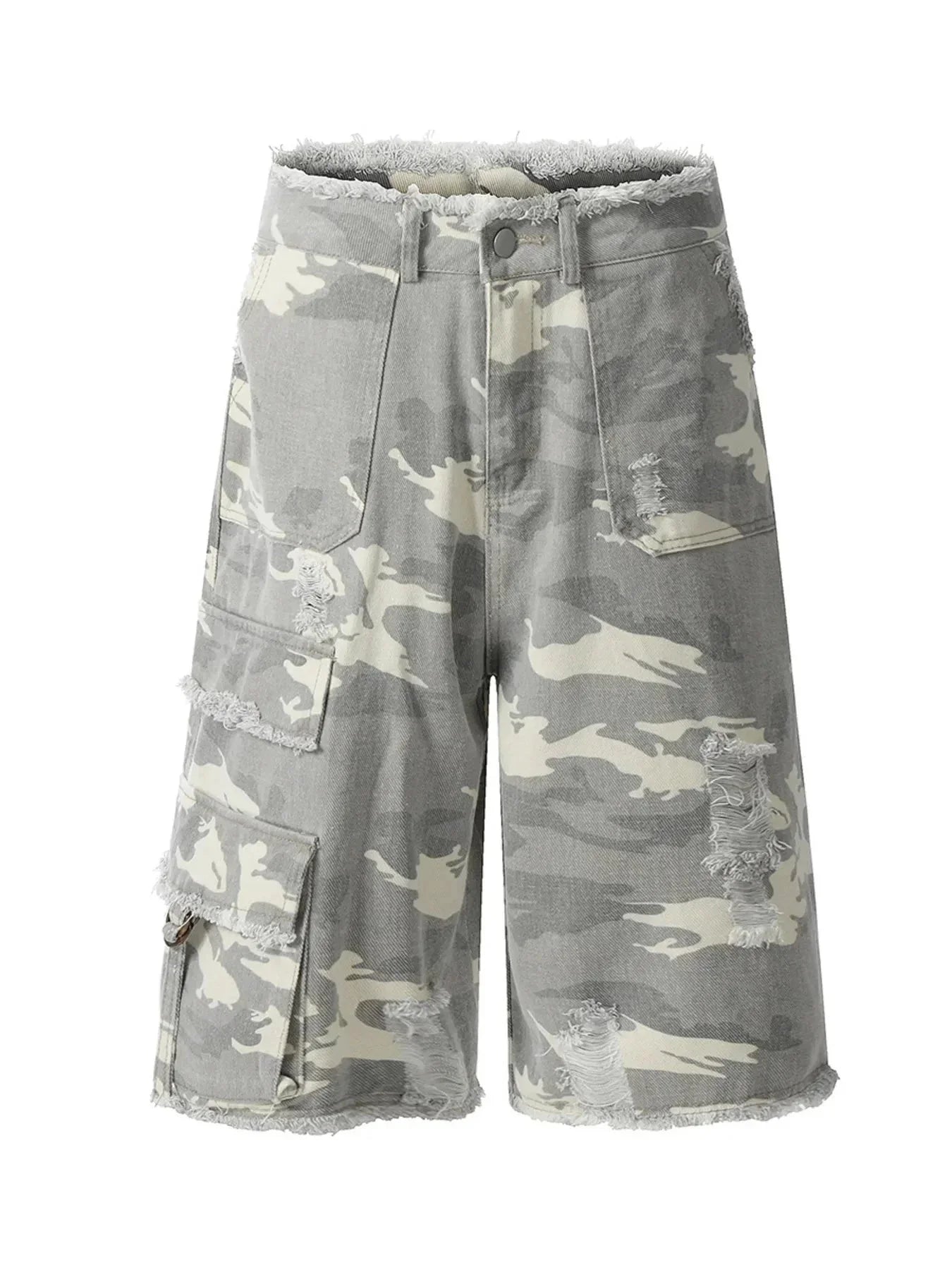 Men's Camouflage Denim Shorts - VILLA FASHION