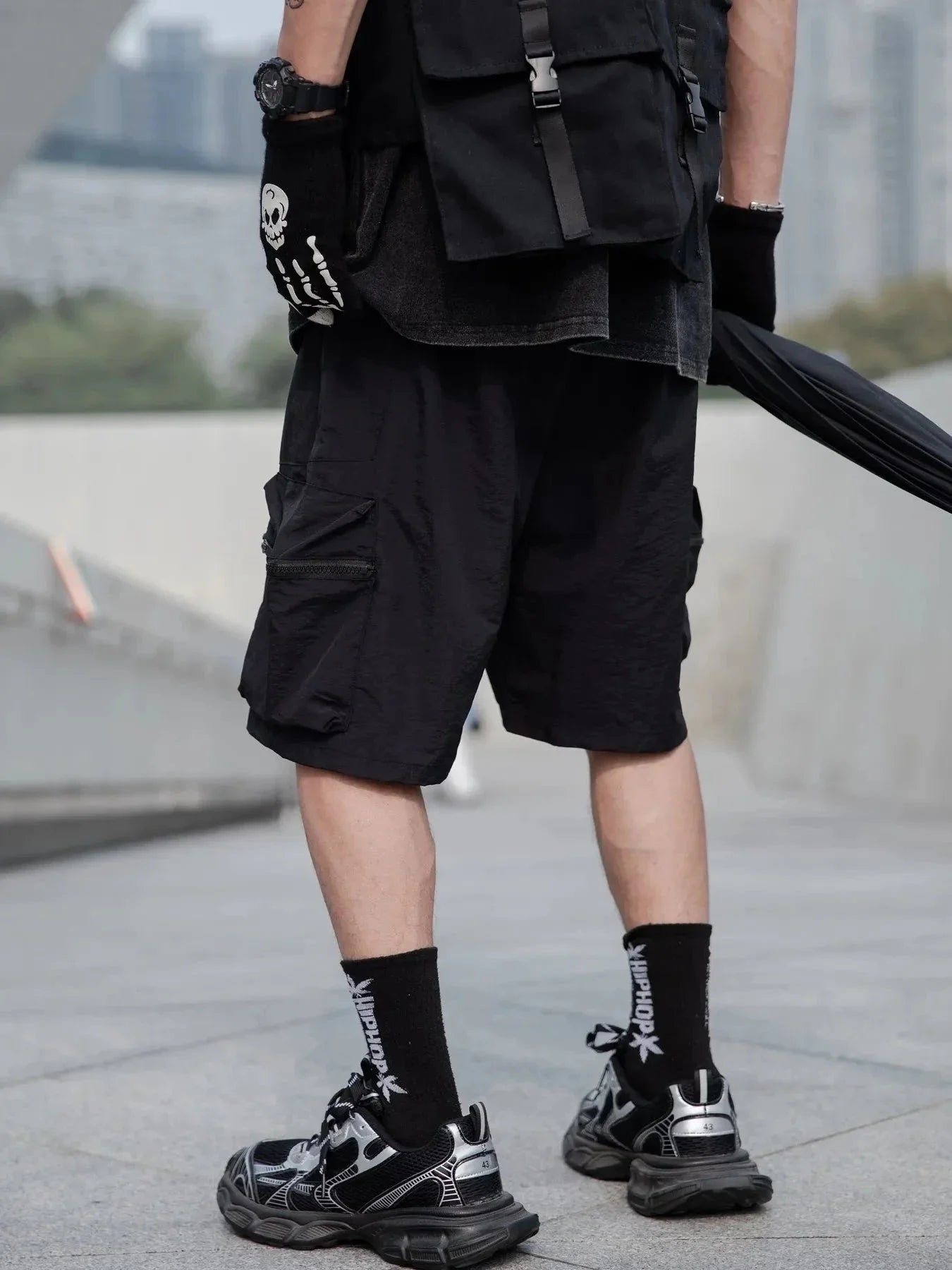 Men's Drawstring Cargo Shorts - VILLA FASHION