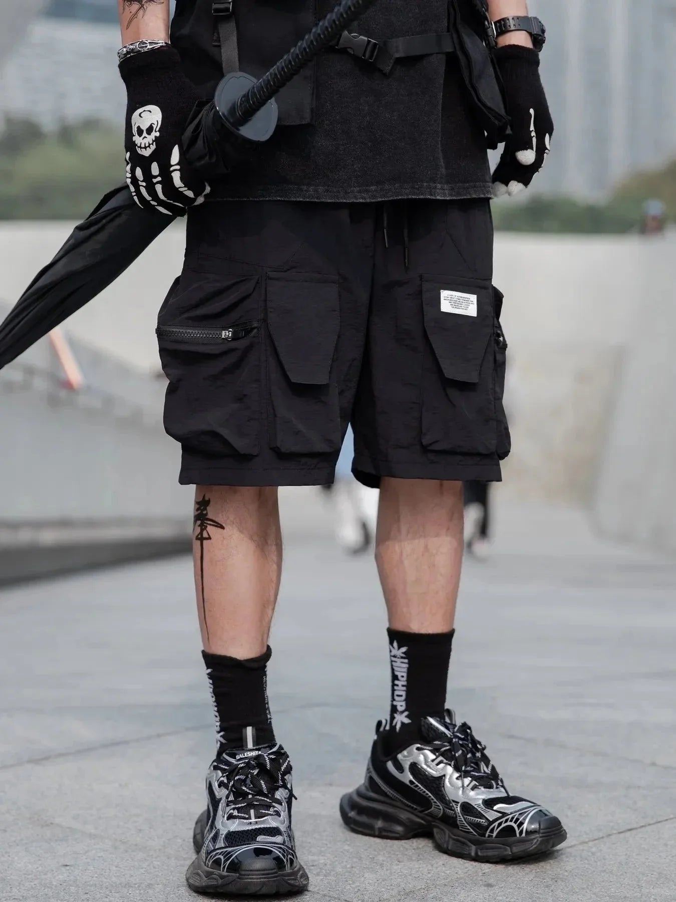 Men's Drawstring Cargo Shorts - VILLA FASHION