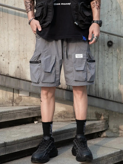 Men's Drawstring Cargo Shorts - VILLA FASHION