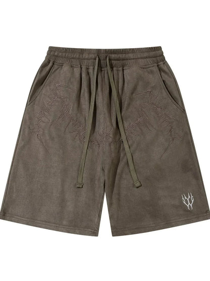 Men's Drawstring Pocketed Shorts - VILLA FASHION