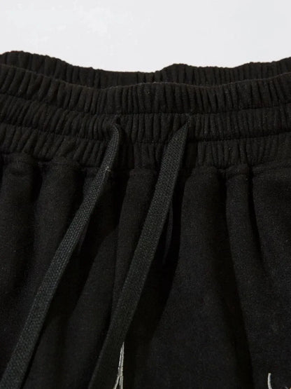 Men's Drawstring Pocketed Shorts - VILLA FASHION