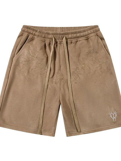 Men's Drawstring Pocketed Shorts - VILLA FASHION