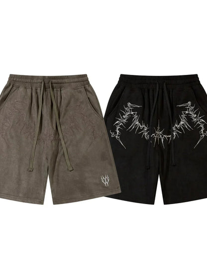 Men's Drawstring Pocketed Shorts - VILLA FASHION