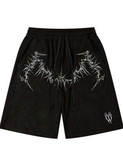 Men's Drawstring Pocketed Shorts - VILLA FASHION