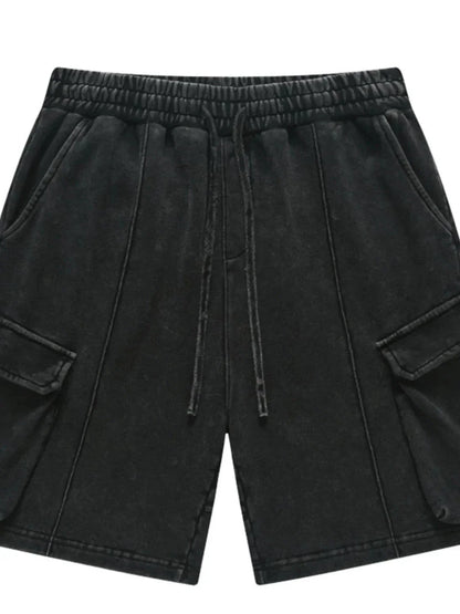 Men's Drawstring Shorts with Pockets - VILLA FASHION