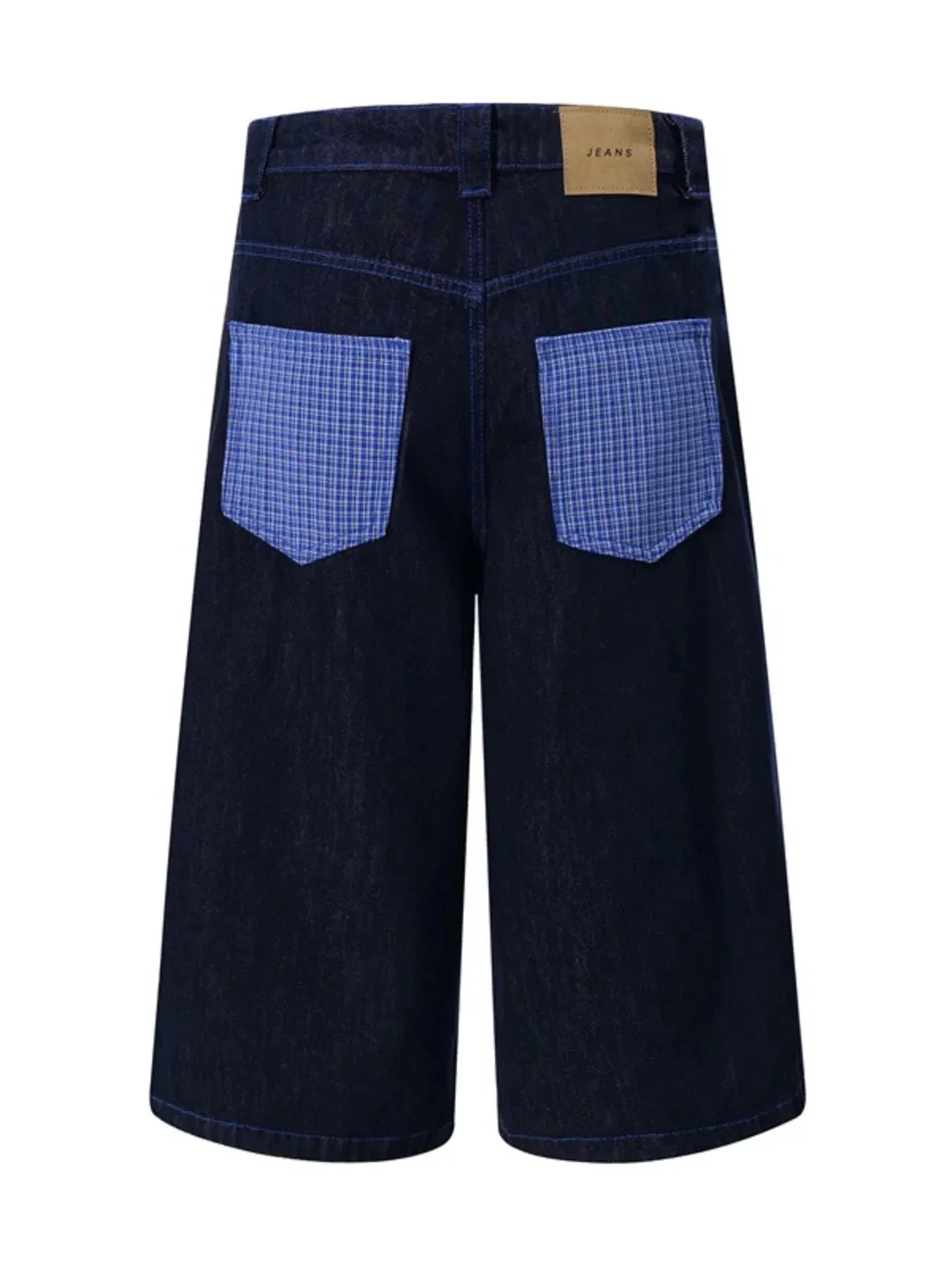 Men's Embroidered Wash Denim Shorts - VILLA FASHION