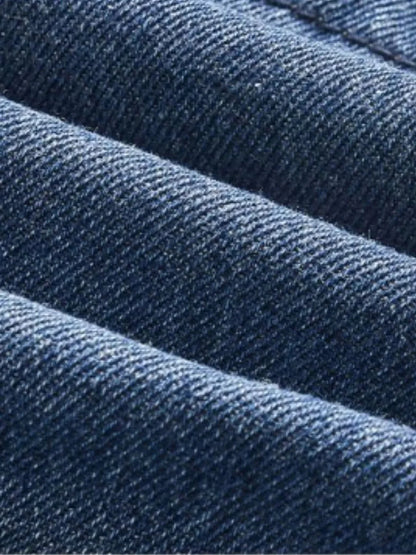 Men's Pocketed Denim Shorts - VILLA FASHION