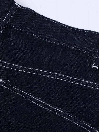 Men's Wash Cargo Denim Shorts - VILLA FASHION