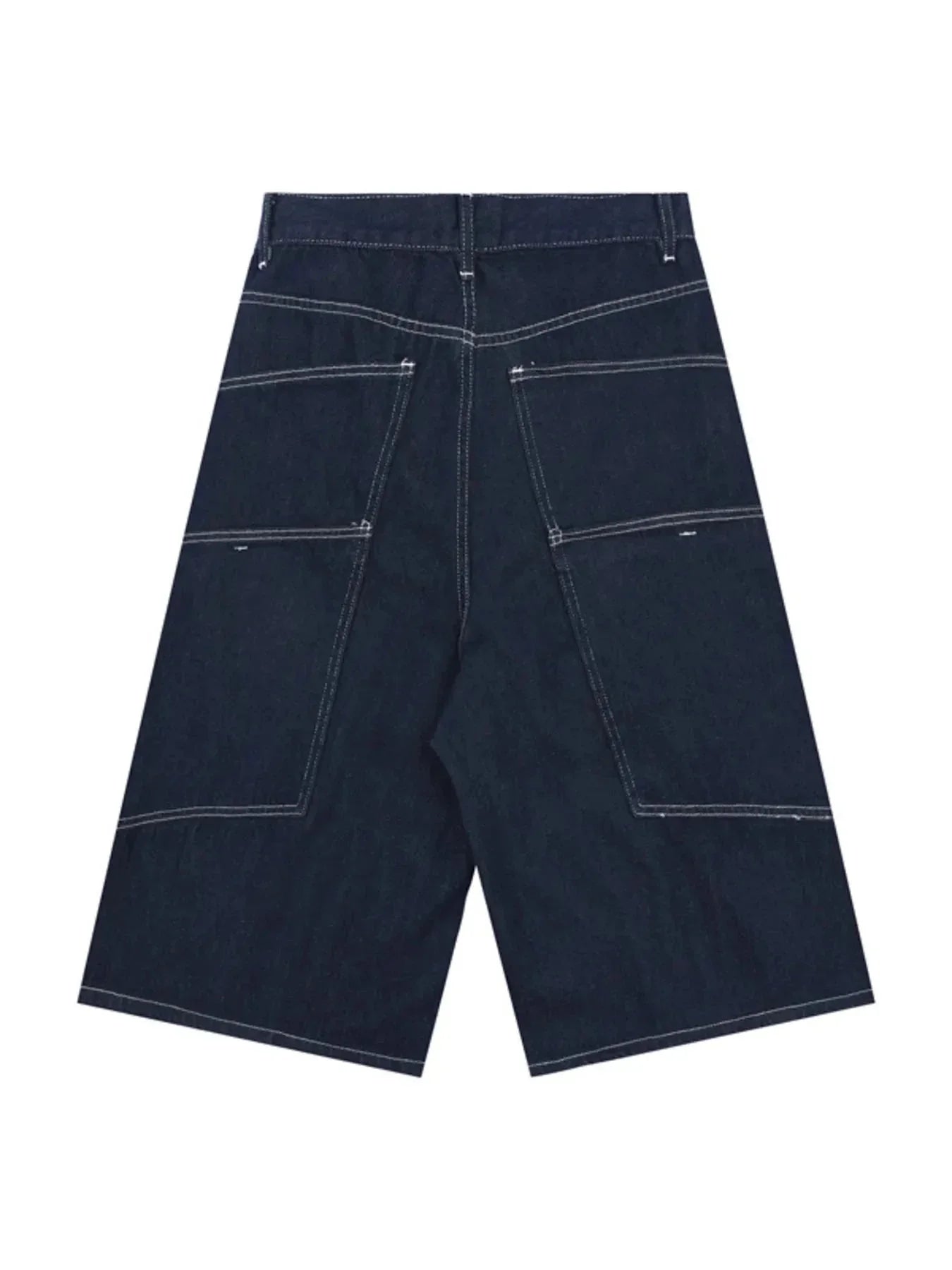 Men's Wash Cargo Denim Shorts - VILLA FASHION