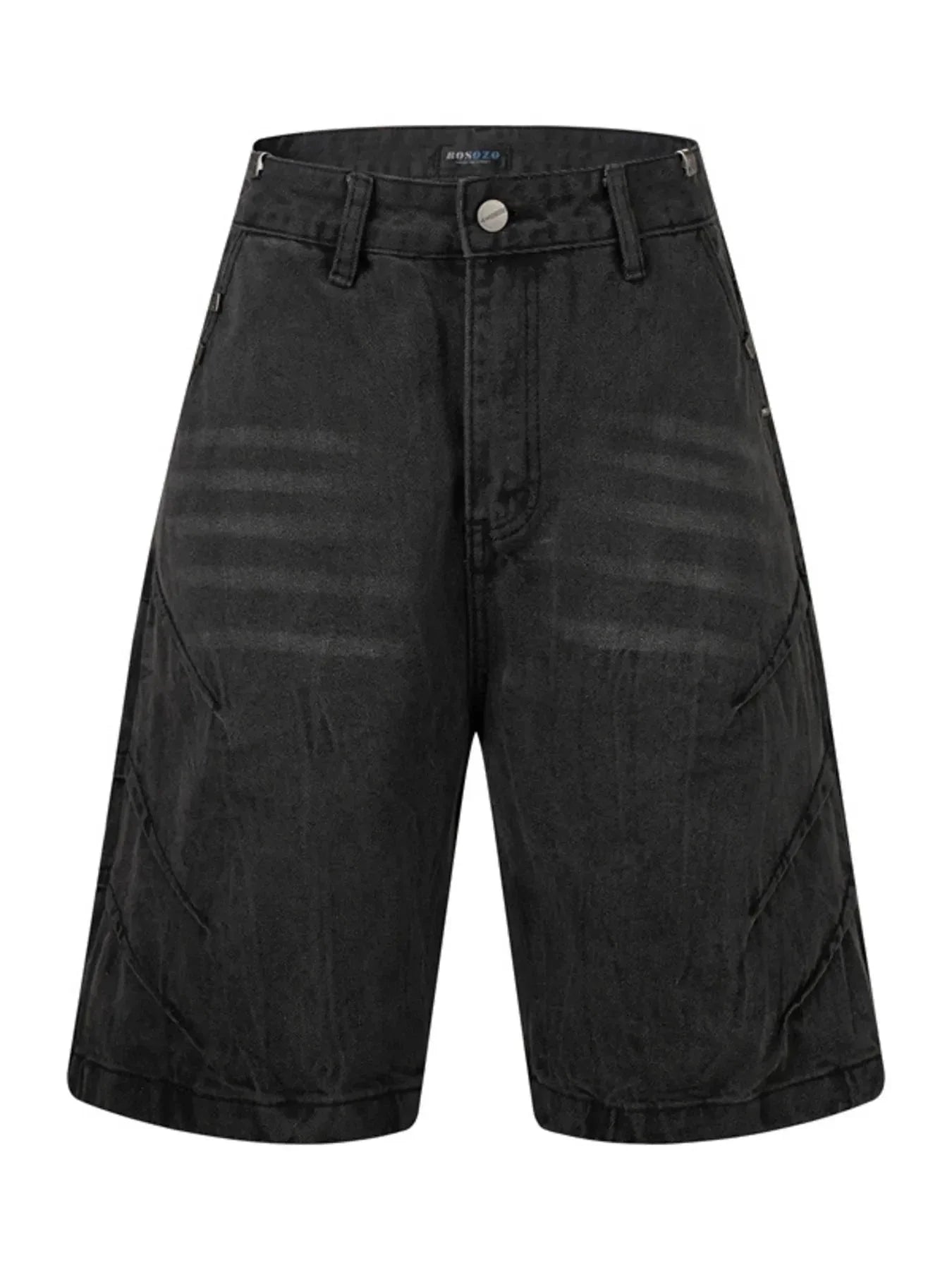 Men's Washed Denim Shorts - VILLA FASHION